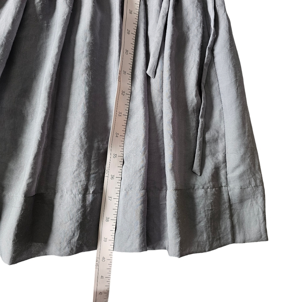BCBGMaxAzria Light Gray Ruffle Mini Dress - Picture 12 of 12